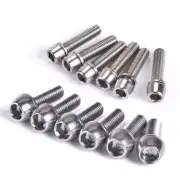 6X Handlebar Stem Bolts M5/M6 X 20mm Cycle Parts Steel Stem Bolts Road MTB