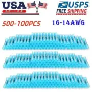 500X 16-14GA Waterproof Heat Shrink Seal Butt Wire Splice Connector Terminals US