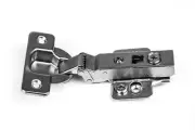 -45 Deg Negative Angle Soft Close Full Overlay Frameless Cabinet Door Hinges (2)
