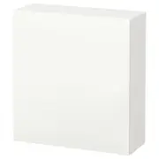 BESTÅ wall-mounted cabinet combination, white/Laxviken white, 60x22x64 cm