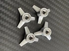 tamiya monster beetle black foot alloy nylon Wheel Nut Spinner M4