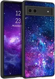Pixel 6a Case, Slim Fit Glow in The Dark Hybrid Hard PC Soft TPU Bumper Drop Pro