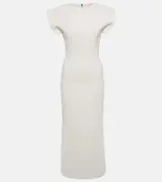 [Maticevski] Maticevski Zephyr crêpe midi dress AU 8 white