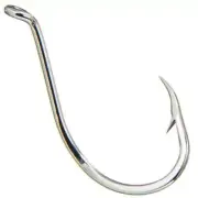 Mustad Beak/ Octopus Bait Hook 92553-SS 6/0 1X Strong 50 Pack Hook Stainless