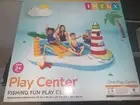 Intex Outdoor Inflatable Kiddie Pool Play Center with Water Slide 7ft x 6ft x 3f