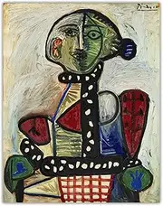 Pablo Picasso Poster Abstract Artwork Canvas Painting Pablo Picasso Wall Art Pablo Picasso Prints for Home Wall Art Decor Pictures 50x70cmx1 No Frame