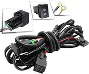 2 X 30W LED Fog Lights Compatible For Ford Mustang 2005-2017 (Excludes GT) Front Bumper Assembly(Harness Wire)