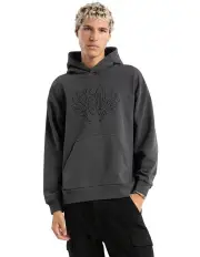 [KSCY] Descend Relaxed Hoodie in Grey