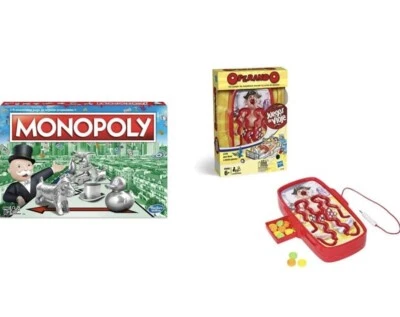2 Hasbro Games, Monopoly and Operando Classic Board Games Brand New