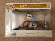 Walt Disney World 50th Anniversary Dumbo Ride w Goofy Deluxe Funko Pop FREE S&H
