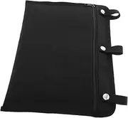 OFFIGAM Travel Storage Bag Zipper Pouch Hidden Pocket Washable Bag Travel Hidden Pocket Hanging Safe Pouch Hiding Places for Valuables Under Clothes Container Polyester Black