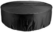 Patio Furniture Cover Outdoor Furniture Round 1.28m/1.85m/2.3m Cover Waterproof Durable Heavy Duty Garden Table Shelter Outdoor Table Chair Set Covers for Garden Round Table Dining Set