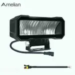 ARNELIAN 矩形 5 英寸工作燈條,E13 80W 8000LM 超亮 6000K LED 泛光燈駕駛霧燈,