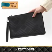 在飛比找momo購物網優惠-【OMNIA】韓國ZEKE真皮萬用手拿包 NO.MB5099