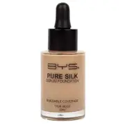 BYS 23ml Pure Silk Serum Liquid Foundation Buildable Coverage Makeup True Beige