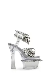 [Widow] Romantic Misfit Platform Heels - Silver
