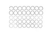 Perfect Circle Ring Set Plain Case Checker 318 Eng. (59-66) Chry. 318(5.2L) Eng. (75-89) Chry.Ind.Engs Set