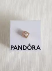 Pandora 14K Gold Geometric Radiance Charm - Brand New