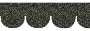 Dollhouse Miniature Salt & Pepper Fishscale Asphalt Shingles, 157 Square Inches
