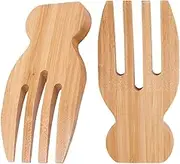 Lmyit Salad Serving Utensils | Wood Salad Serving Claw | Kitchen Salad Hands, Wood Salad Servers, Great for Tossing and Mixing Salad, Pasta and More