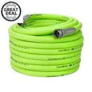 5/8" X 100 Ft. Zillagreen Garden Hose W/ 3/4" GHT Fittings Lightweight Flexible
