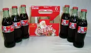 1999 COCA COLA CHRISTMAS HOLIDAY 6 PACK 8 OZ FULL BOTTLES