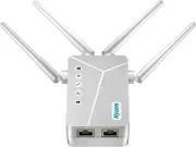 Newest WiFi Extender Signal Booster, 8000 Sq.ft Long Range Repeater Wireless Bx6