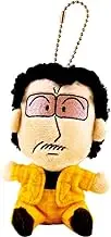 Tees Factory Crayon Shin-chan Plush Mascot, Director Teacher, Approx. 3.0 x 2.2 x 5.1 inches (7.5 x 5.5 x 13 cm) KS-5546429ES