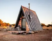 Tiny A-Frame Cabin DIY Plans - Tiny 135SF House Build Instructions PDF Download