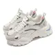 Fila 休閒鞋 Interation Light 女鞋 斐樂 厚底 越野風格 反光 穿搭 白 粉 4C107V152