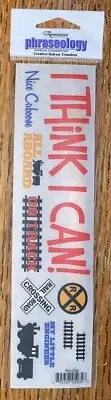 Reminisce Phraseology Creative Rub-Ons Transfers {I Think I Can}All Aboard Train