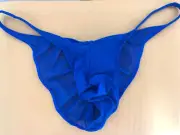 Men Stretch Bikini Whale Tail Back Underwear See-through Mesh Pouch Brief Pants