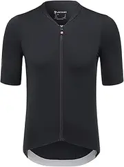 Kcolly Men's Cycle Jersey Road Bike Jersey Breathable Quick-Dry Bicycle Clothing Reflective Elastic Fabric Ideal for Spring-Summer Riding Bicycle Clothing Men