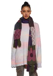 [Current Mood] Fireside Fable Patchwork Scarf