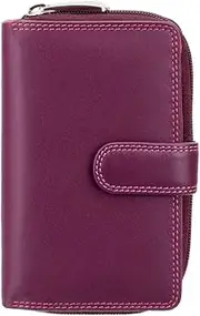 [Luchiano Visconti] VISCONTI RIO 13 Ladies Large Soft Leather Purse/Wallet, Plum Fuschia, Large Wallet