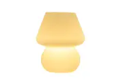 Glass Mushroom Bedside Table Lamp Nightstand Desk Lamp for Home Living Bedroom Gift-Style 5:Matte White