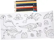 Vaguelly Boys and Girls Wall Art Coloring Painting Paper Graffiti Roll Poster Educational Drawing Pad for Boys and Girls School Homework