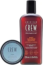 American Crew Fiber Duo (Shampoo + Fiber) In Blue Gift Box