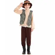 Fairy Tale Village Boy Pioneer Cosplay Costume Outfits Storybook Characters Cosplay Movie Cosplay for Boys' Kid's Halloween Carnival World Book Day Performance