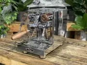 WEGA WMINI 1 GROUP BRAND NEW STAINLESS & TIMBER ESPRESSO COFFEE MACHINE HOME BAR