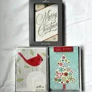 Hallmark Boxed Christmas Cards Assortment - 3 Designs - Lot Of 39 Cards