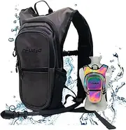 Rave2o Anti Theft Hydration Backpack Rave hydropack Backpack Insulated Bladder Rave Backpack Water Backpack Rave Festival Backpack Hydro Pack Backpack