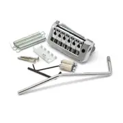 6 String Electric Guitar 2-Point Tremolo Bridge Single Locking System Chrome