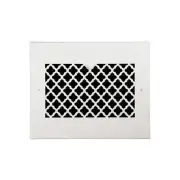 Steelcrest Registers N' Grilles 12"Wx15"L Steel Gravity Baseboard Floor White