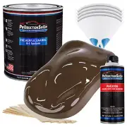 ProductionShop High Gloss Chocolate Brown Acrylic Enamel Gallon Kit, Auto Paint