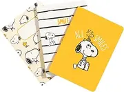 Grupo Erik Pack of 3 Peanuts Snoopy Notebooks A6 - Notebook Small A6-1 Notebook Lined 1 Notebook Dotted 1 Notebook Blank Notepad A6 Snoopy Merch