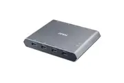 Aten 2-Port 4K DisplayPort USB-C KVM Dock Switch with Power Pass-through, US3311-AT-U