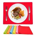 Silicone Placemats Set of 6, Placemats for Dining Kitchen Table Waterproof, S...