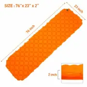 Portable Inflatable Sleeping Pad Mattress Outdoor Camping Tent Mat Moistureproof