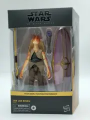 Jar Jar Binks Star Wars 6 Inch Phantom Menace Deluxe Black Series Action Figure